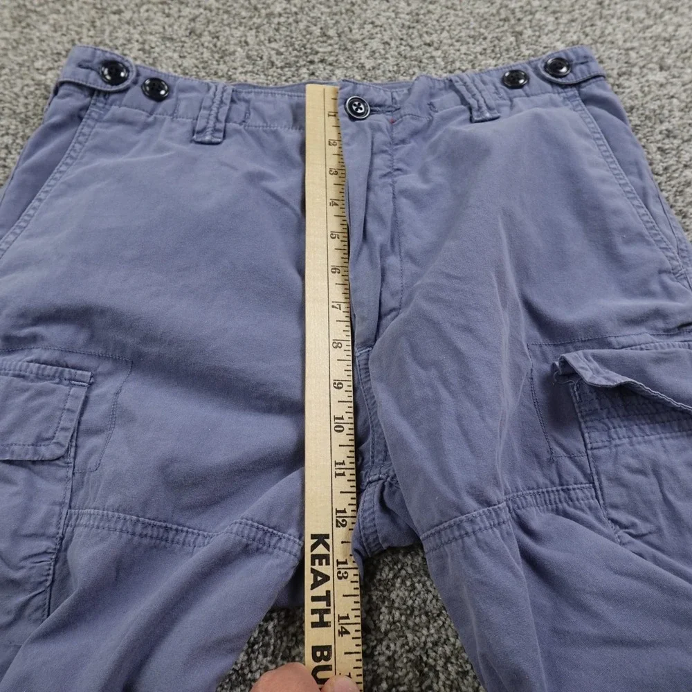 VTG Ralph Lauren Polo Shorts Mens 31 Blue Cargo Hiking Military Outdoor‎ Y2K